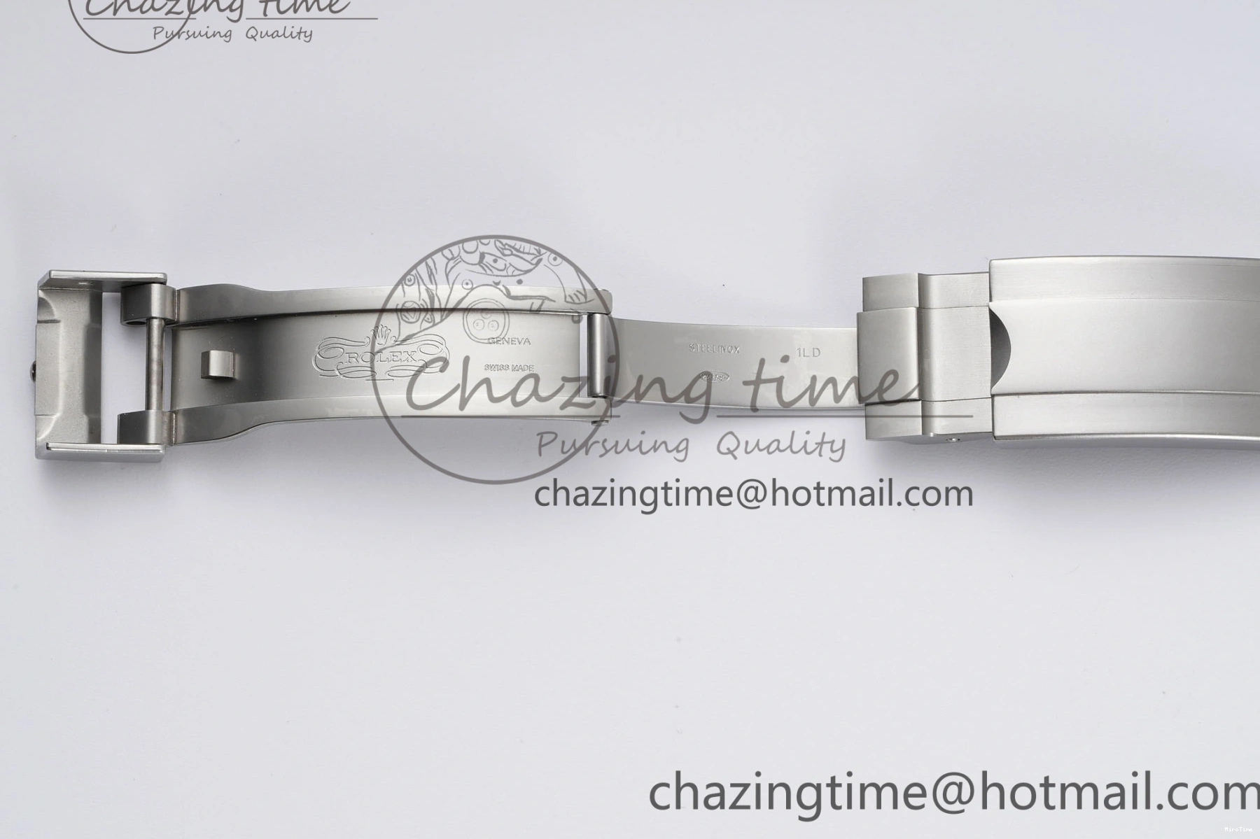 MiroTime 0104 Submariner Sandblasted DIWF Best Edition White Bezel Pink Dial Dial on SS Bracelet VR TravelReady 2066